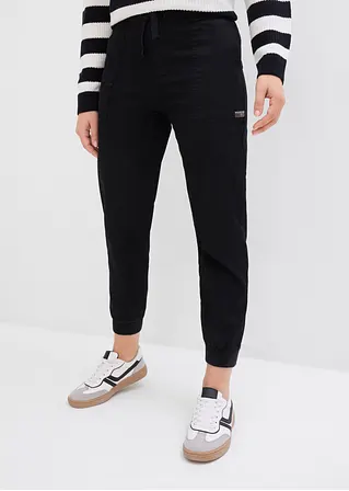 bonprix Twillhose mit Bequembund und aufgesetzten Taschen hinten - Damen Outlet