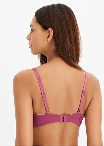 bonprix Attraktiver BH mit Spitze - lila Cup B - Damen Fabrikverkauf
