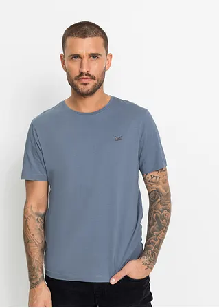 bonprix Schöne T-Shirts im 3er Pack mit kleiner Stickerei auf der Brust Cyber Monday