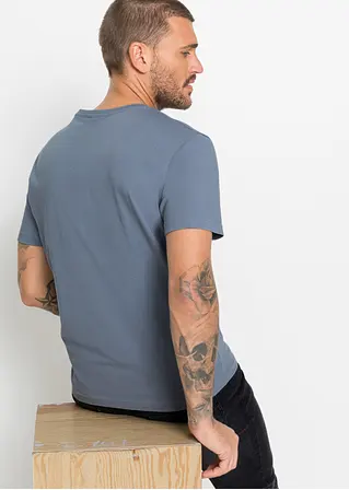 bonprix Schöne T-Shirts im 3er Pack mit kleiner Stickerei auf der Brust Cyber Monday
