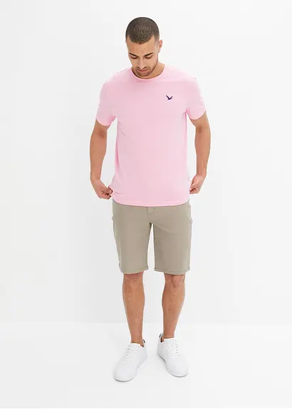 bonprix Schöne T-Shirts im 3er Pack mit kleiner Stickerei auf der Brust Osterangebot