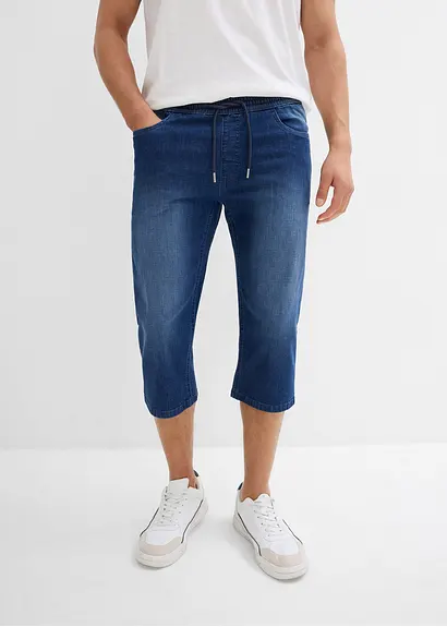 bonprix Bequeme Schlupfjeans in 3/4 Länge aus sommerlich leichtem Denim Lagerräumung