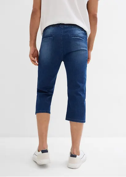 bonprix Bequeme Schlupfjeans in 3/4 Länge aus sommerlich leichtem Denim Lagerräumung