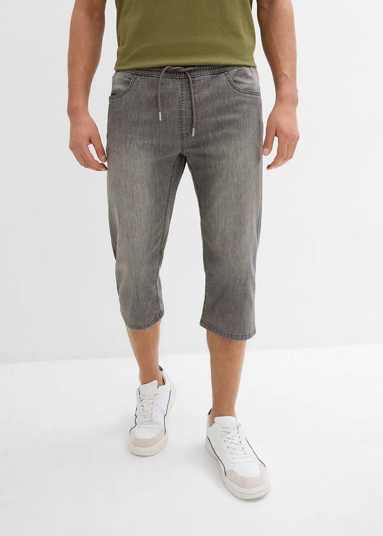 bonprix Bequeme Schlupfjeans in 3/4 Länge aus sommerlich leichtem Denim Heißer Verkauf
