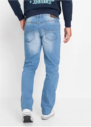 bonprix Regular Fit Stretch-Jeans Straight 2er-Pack mit kerniger Waschung Neueste Mode