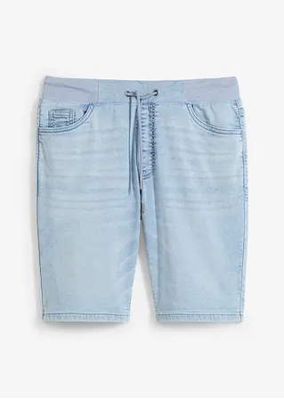 bonprix Kernige Bermuda aus bequemen Sweat-Denim - blau Blitzangebot