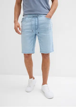 bonprix Kernige Bermuda aus bequemen Sweat-Denim - blau Blitzangebot