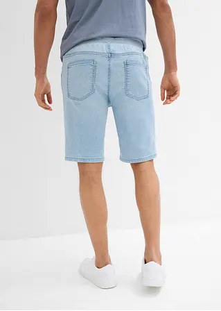 bonprix Kernige Bermuda aus bequemen Sweat-Denim - blau Blitzangebot