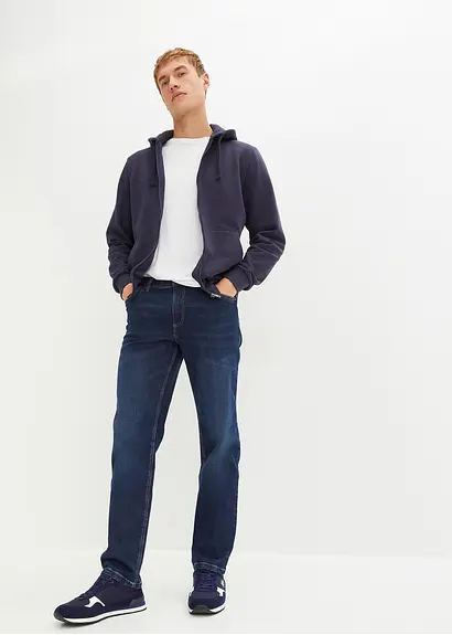 bonprix Stretch-Jeans Regular Fit Straight mit leichter Waschung Saisonale Angebote