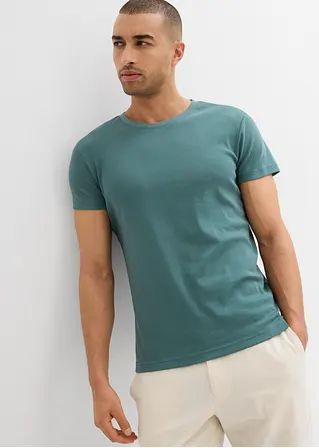 bonprix modernes T-Shirt in Ripp-Qualität im Doppelpack Räumungsverkauf