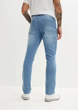 bonprix Modische Slim Fit Stretch-Jeans mit leichter Waschung - blau JETZT KAUFEN