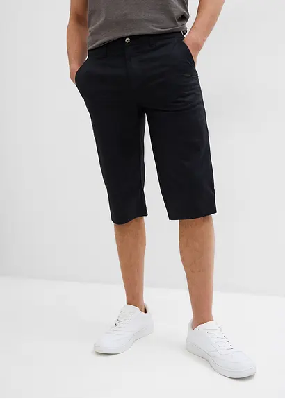 bonprix moderne Long-Bermuda in leichter Qualität - schwarz Letzter Tag