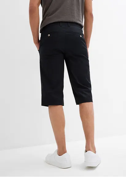 bonprix moderne Long-Bermuda in leichter Qualität - schwarz Letzter Tag