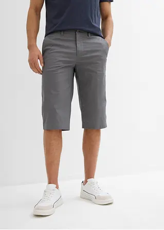 bonprix moderne Long-Bermuda in leichter Qualität - grau Zeitbegrenzte Promotion