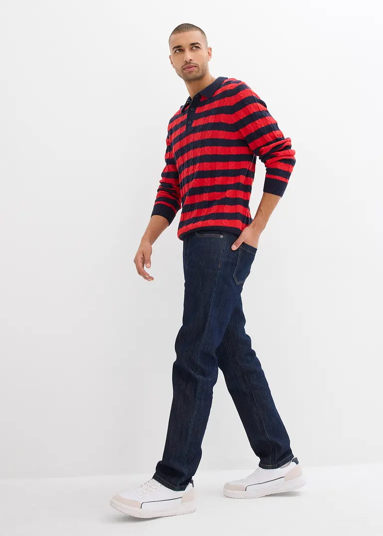 bonprix Die moderne klassische 5-Pocket Jeans ohne Waschung Fabrikladen