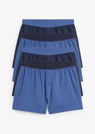 bonprix Lockere Jersey Boxershorts im 4er Pack - dunkelblau+hellindigo Outlet