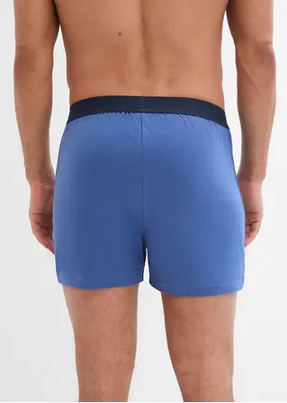 bonprix Lockere Jersey Boxershorts im 4er Pack - dunkelblau+hellindigo Outlet