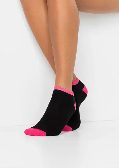bonprix Praktische Sneakersocken mit eingestrickten Wochentagen im Multipack Auslauf