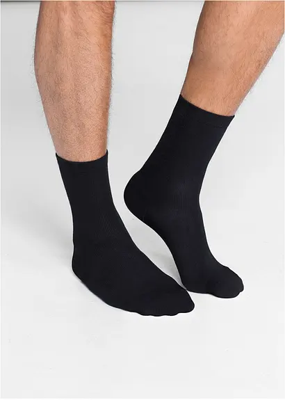 bonprix Klassische Socken im 10er Pack - schwarz - Damen Blitzverkäufe