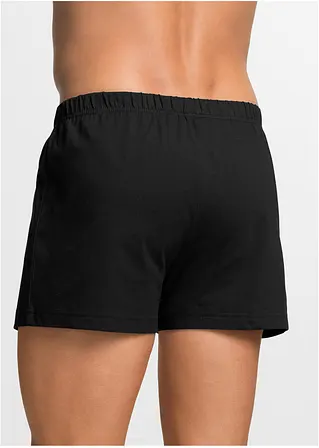 bonprix Lockere Jersey Boxershorts im Set - schwarz uni Großer Ausverkauf