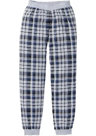 bonprix Lange Schlafanzughose mit Ripp-Bündchen - grau - Herren Black Friday