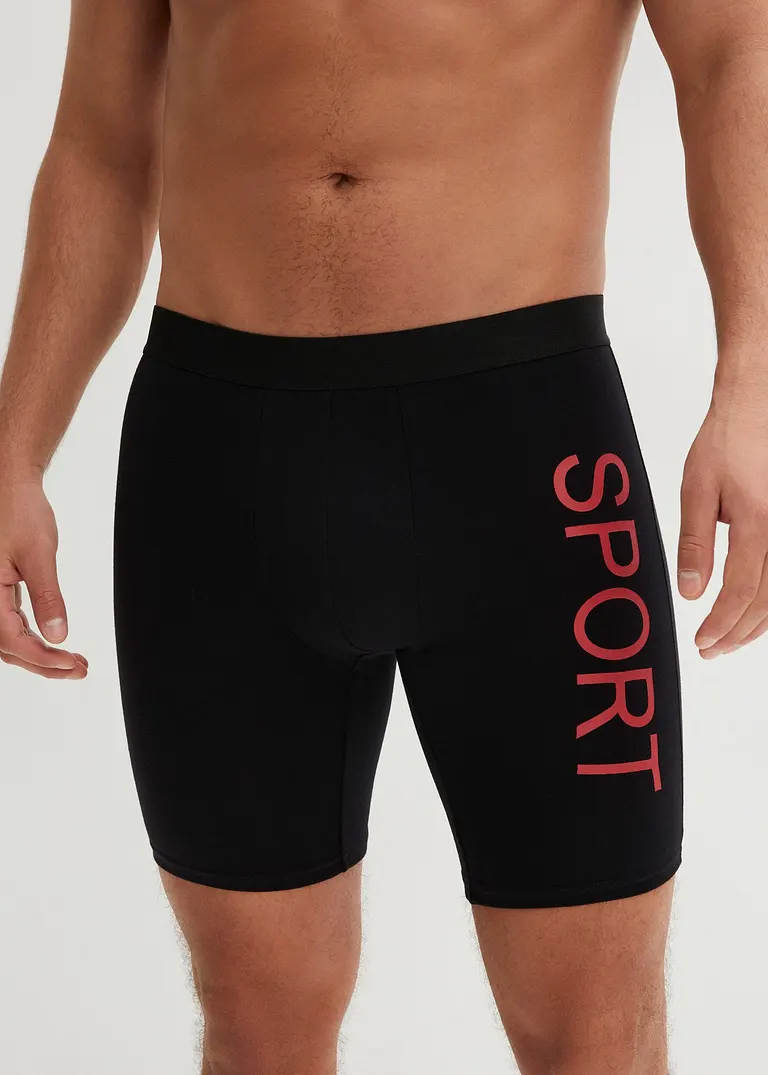 bonprix Lange Boxershorts in figurnaher Passform im legeren Stil - Herren Vatertagsangebot