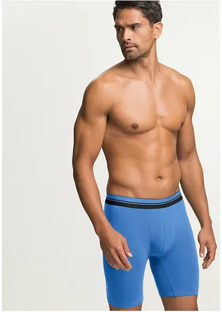 bonprix Bequeme Boxershorts in figurnaher Passform mit langem Bein und einem gestreiftem elastischen Bund Exklusive Angebote