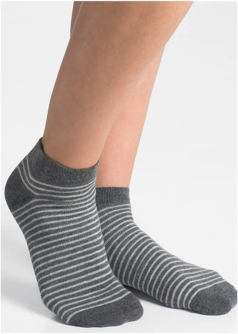 bonprix Sportliche Sneakersocke mit feinem Bündchen - Damen Kauf eins, bekomm eins gratis