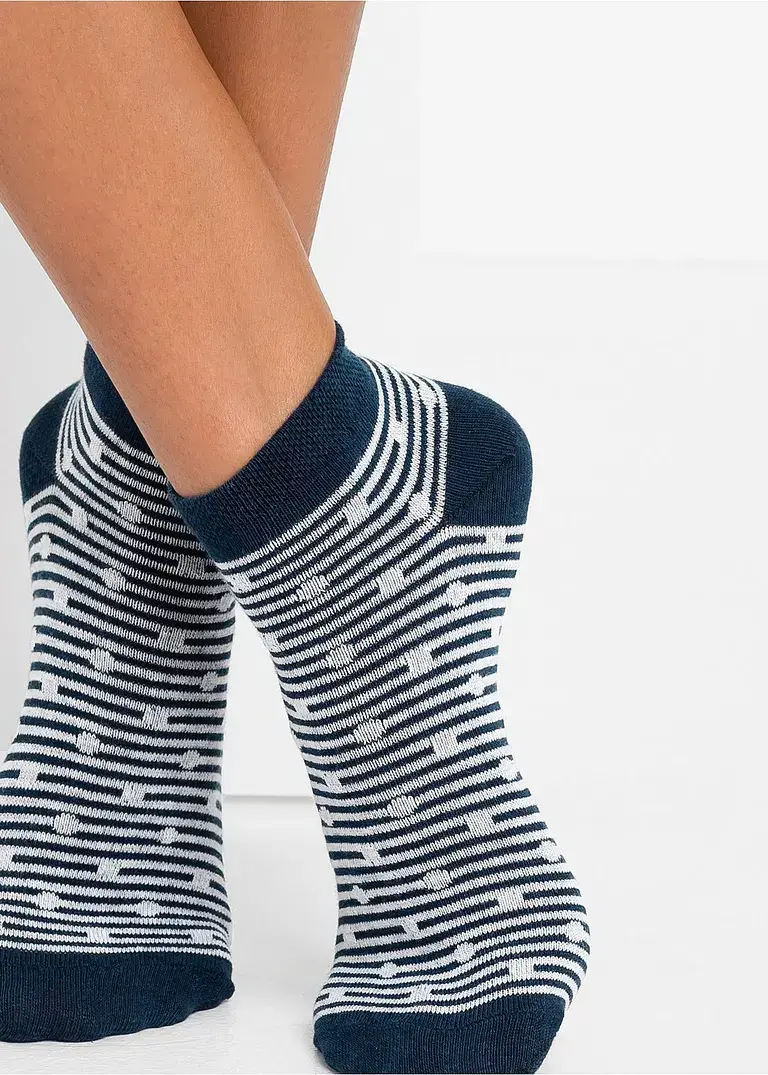 bonprix Sportliche Sneakersocke mit feinem Bündchen - Damen Tägliche Deals