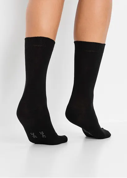 bonprix Multipack Socken mit elastischem Rippbündchen - schwarz Riesige Ersparnisse