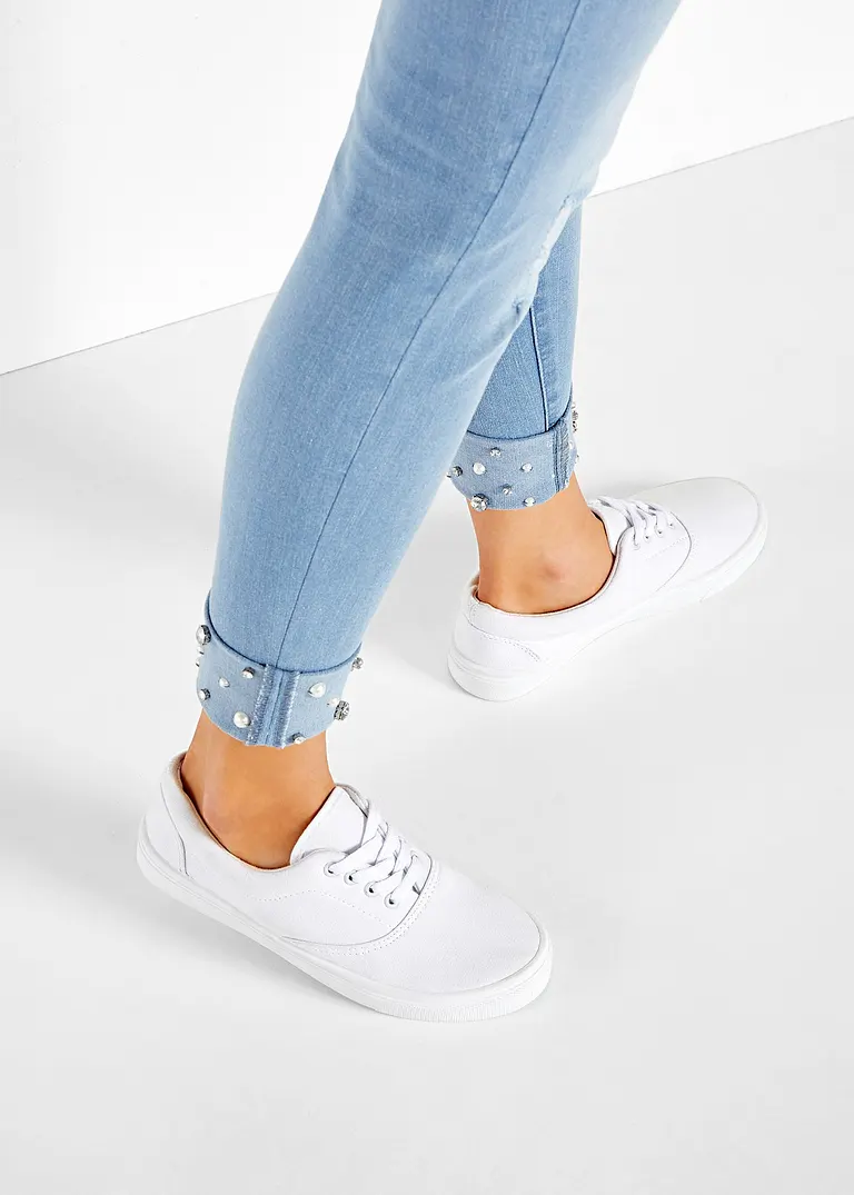 bonprix Sportlicher Sneaker von bpc ideal für die Freizeit - weiß - Damen Super Sparpreis
