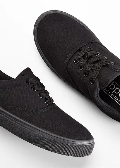 bonprix Sportlicher Sneaker von bpc ideal für die Freizeit - schwarz Wochenangebot