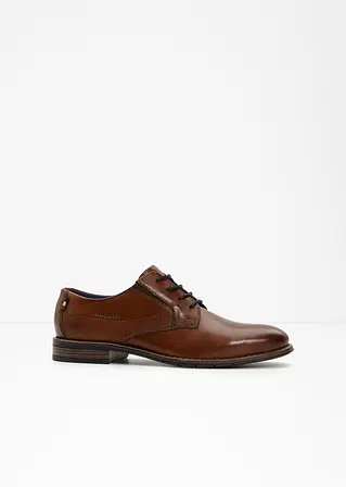 bonprix Eleganter Bugatti Schnürschuh aus Leder - braun