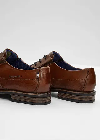 bonprix Eleganter Bugatti Schnürschuh aus Leder - braun Letzter Tag