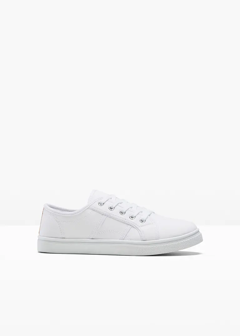 bonprix Modischer Sneaker mit Regenbogen Detail - weiß - Damen Sonderangebot der Fabrik