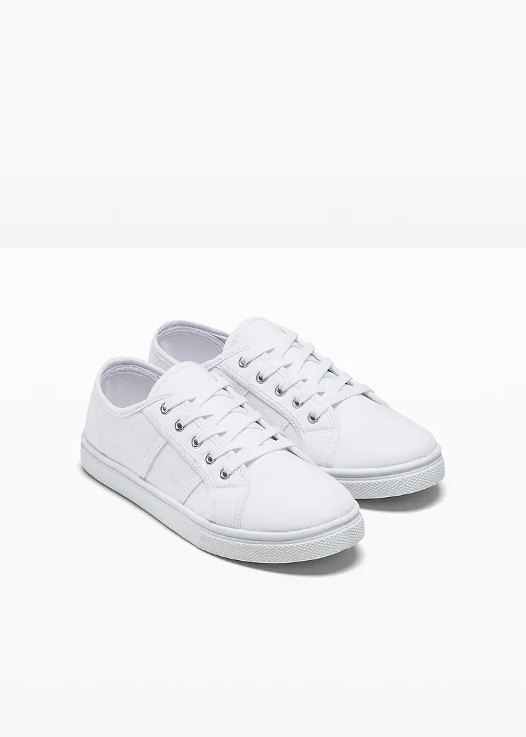 bonprix Modischer Sneaker mit Regenbogen Detail - weiß - Damen Sonderangebot der Fabrik