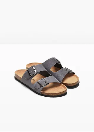 bonprix Schöne Pantolette im Casual-Look - grau - Herren Bis zu 55% Rabatt