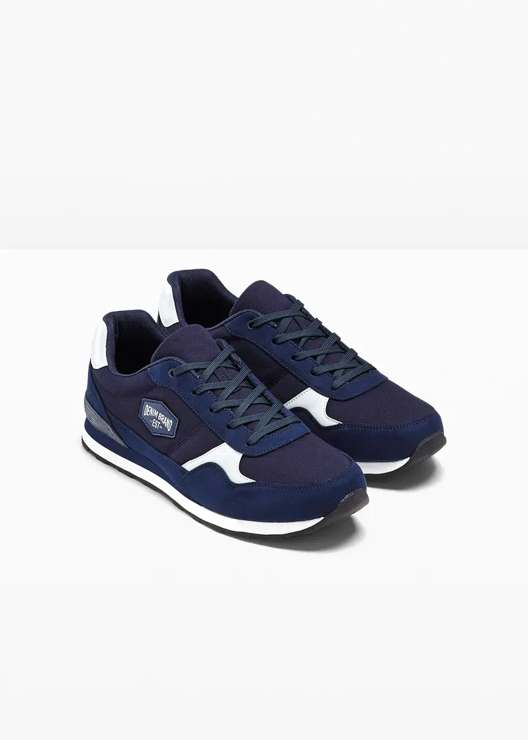 bonprix Sportlicher Sneaker mit Schnürung - blau - Herren Kostenloser Versand international