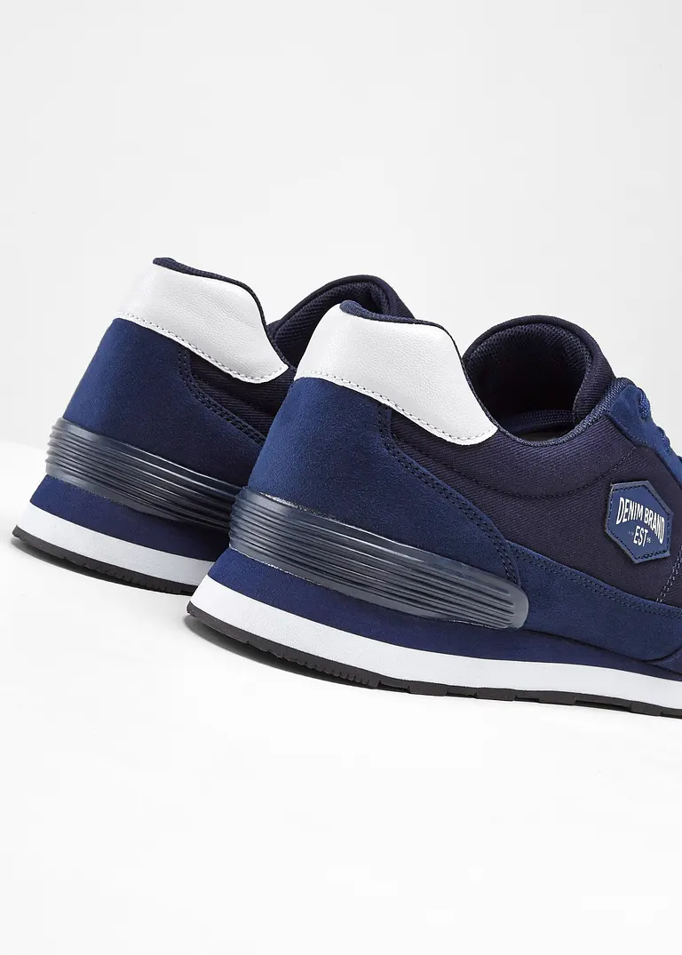 bonprix Sportlicher Sneaker mit Schnürung - blau - Herren Kostenloser Versand international