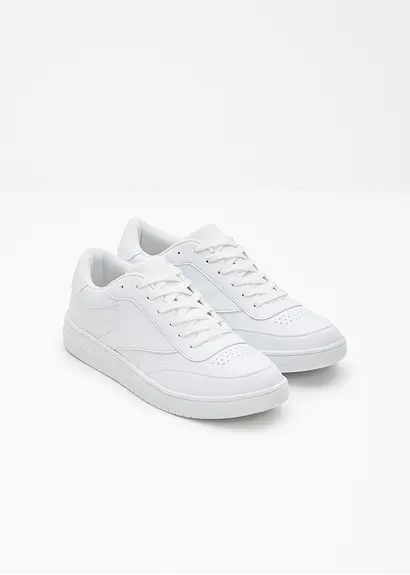 bonprix Lässiger Sneaker im sportlichen Design - weiß - Herren Im Verkauf