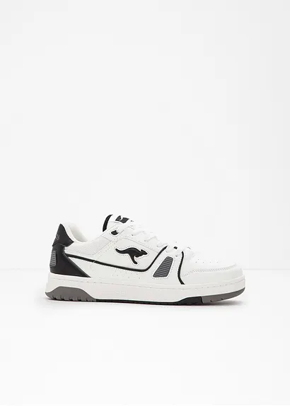 bonprix Sportlicher Kangaroos Sneaker mit vielen Details - weiß