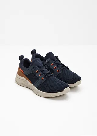 bonprix Sportlicher Bugatti Sneaker mit Materialmix - blau Rabatte dieses Monats