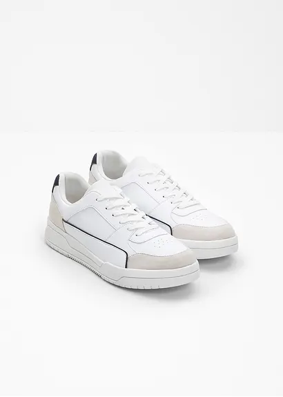 bonprix Lässiger Sneaker mit sportlichen Details - weiß 2025