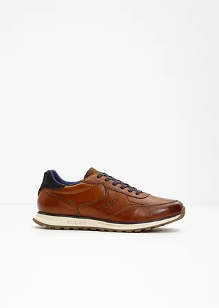 bonprix Eleganter Bugatti Sneaker aus Leder - braun - Herren