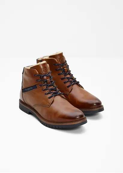 bonprix Warm gefütterte Schnür Stiefelette von Bugatti - braun Hotsell