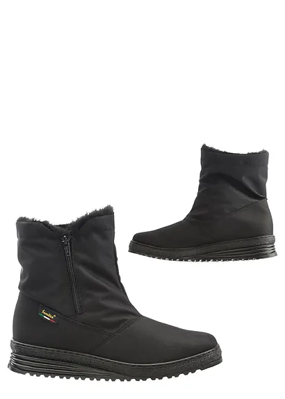 bonprix Der wasserdichte Boot mit warmem Futter - schwarz Schlussverkauf