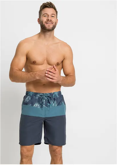 bonprix Sportliche Badeshorts - blau - Herren Fabrikpreis