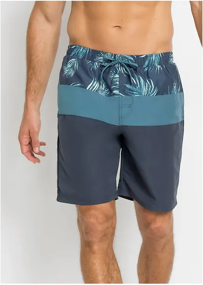 bonprix Sportliche Badeshorts - blau - Herren Fabrikpreis