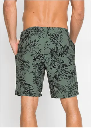 bonprix Sportliche Badeshorts mit modischem Druck - grün Sonderangebot