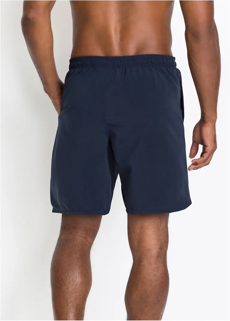 bonprix Attraktiver Herrenbadeshorts mit elastischem Bund - blau - Herren Günstig kaufen